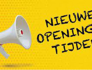 Nieuwe openings- en sluitingstijden